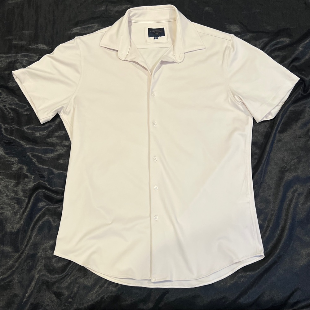 Men's White Short Sleeve Shirt